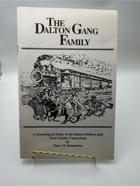 Source Unknown Beige and Black Dalton Gang Family Genealogical Study